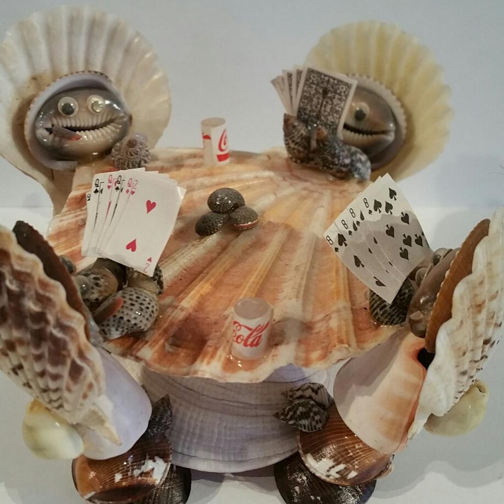 Muschel Figuren beim Poker spielen in 76307 Karlsbad für 9,00 € zum Verkauf