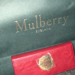 Burgundy Mulberry Purse, purchased for, now ex, girlfriend Hardly been used.