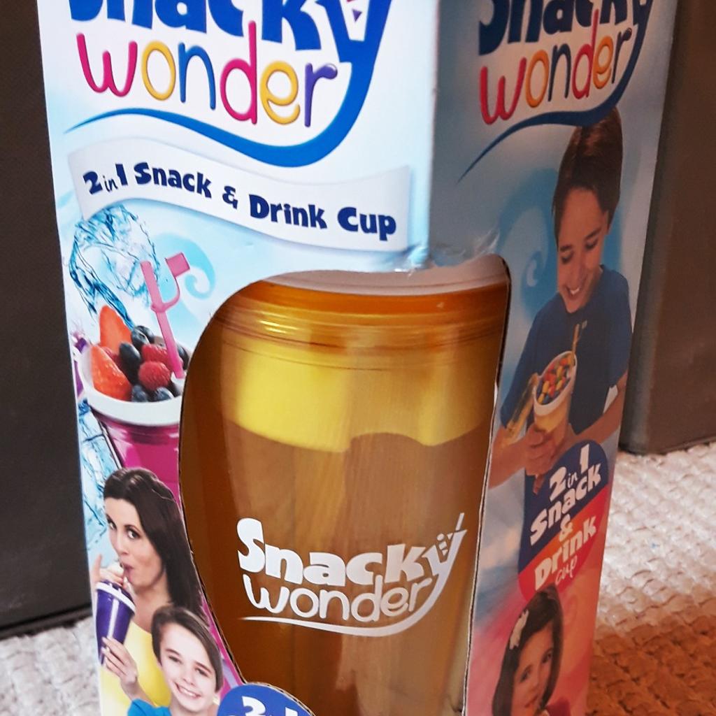 VARIOUS ITEMS NEW STOCK: 3 'SNACKY WONDER' SNACK & DRINK CUPS, 3