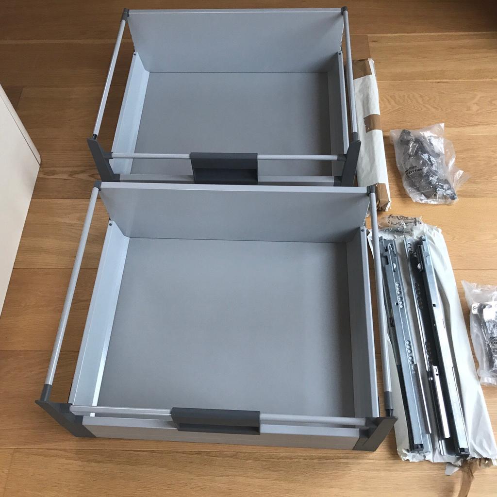 Howdens 600mm Deep internal storage drawers in Reigate and Banstead for