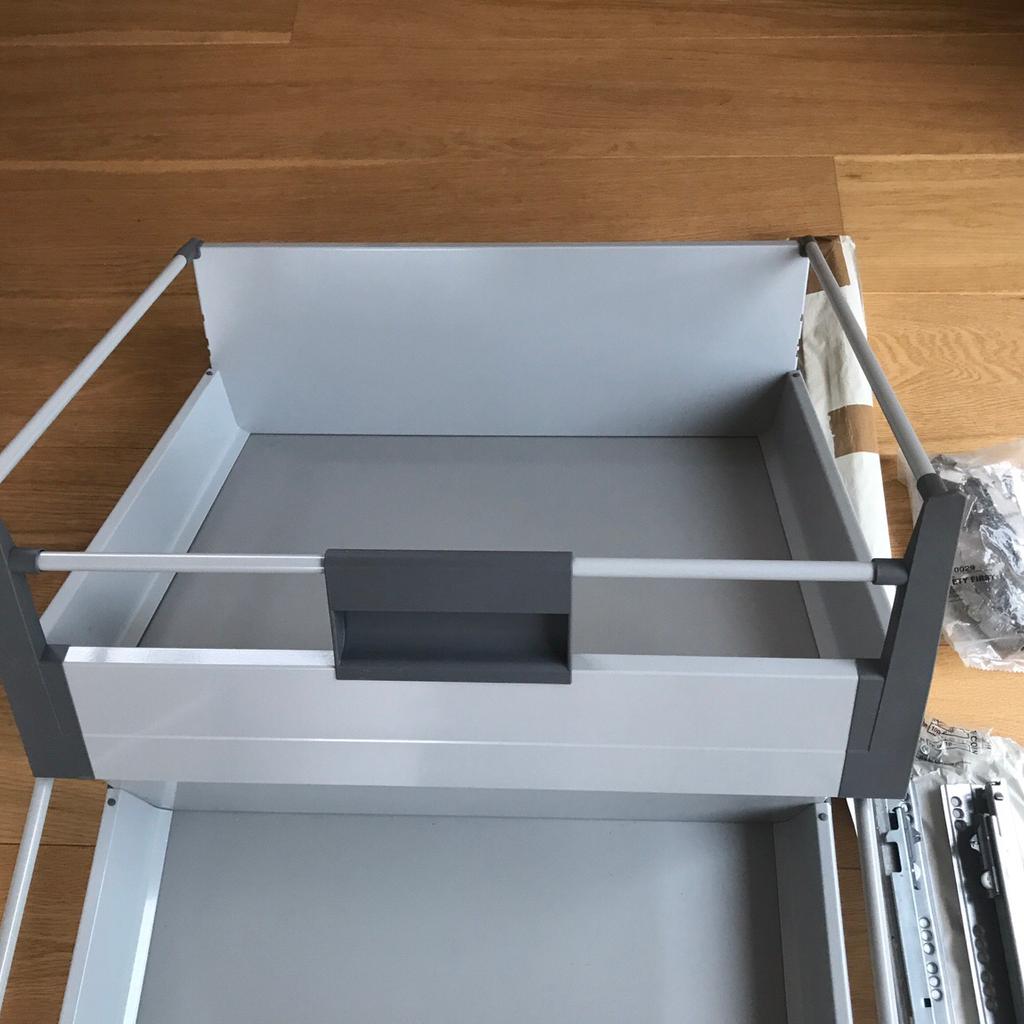 Howdens 600mm Deep internal storage drawers in Reigate and Banstead for