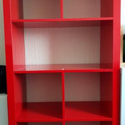 Hi I have ikea shelving unit , the middle part is broken as you can see in the picture but overall in good and perfect condition. Red colour