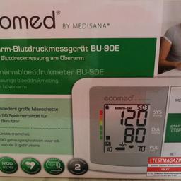 Ecomed Blutdruck Messgerät, ca. 6monate in Gebrauch, voll funktionstüchtig
Versand möglich bei Übernahme der Kosten
