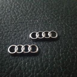 Hallo!

Ich verkaufe hier Audi Logo Sticker bzw. Aufkleber aus Metall für die Audi Funkschlüssel. Da sich bei meinem Schlüssel das Logo nach einer Zeit gelöst hat, habe ich mehrere gekauft und möchte die übrigen nun loswerden =)

4 Logos stehen zum Verkauf, hier die Preisliste :
1 Stück : 3€
2 Stück : 5,50€
3 Stück : 7,50€
4 Stück : 9€

Beim Versand übernehme ich die Hälfte, also kommen noch pro Bestellung 0,35€ hinzu.

NUR PayPal Friends, Überweisung oder Barzahlung bei Abholung.