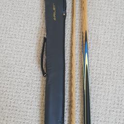 Barely used cue still in excellent condition. Couple of small tears in bag due to storage (see pics)

£20