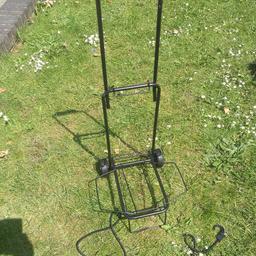 Barely used folding trolley.