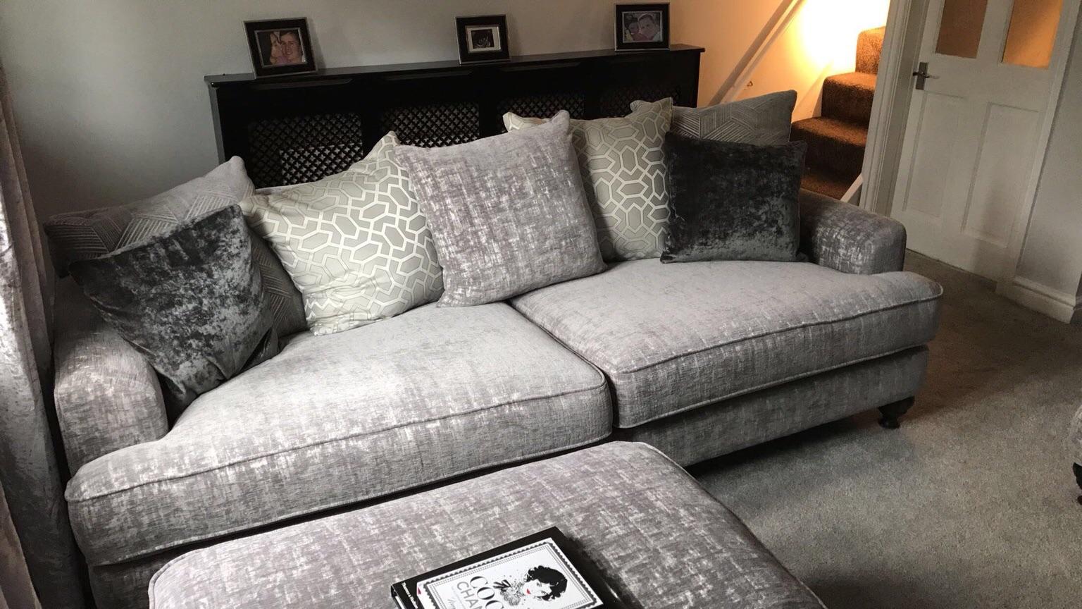 Stokers 4 seater, cuddle chair and footstool in PR8 Sefton for £850.00