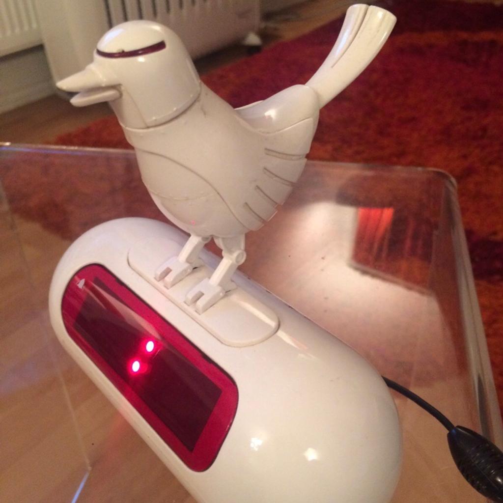 Habitat Okko LED bird alarm clock white rare in W2 Westminster for £30.