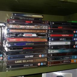 I have a massive collection of blu rays for sale. They include over 100 steelbooks. Loads of box sets etc and some rare ones too. The list is huge, so please ask, if you have any particular ones you're after. 99% are like new and the steelbooks come with protective sleeves, which I bought additionally.
All individually priced. Postage is £3.50 signed for, for the steelbooks, and I will combine postage. Although please do ask.