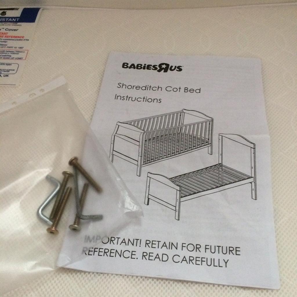 Babies r us outlet cot bed instructions