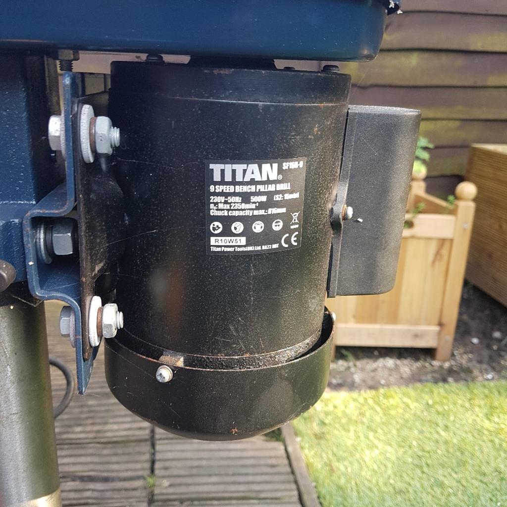 Titan discount pillar drill