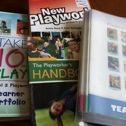 Selection of Playwork books - I used them for Level 2 & 3 Cache course. In excellent condition, no marks or writing inside. Open to sensible offers. Have put price for the set but willing to sell separately. Would prefer collection but willing to consider posting if buyer covers costs.