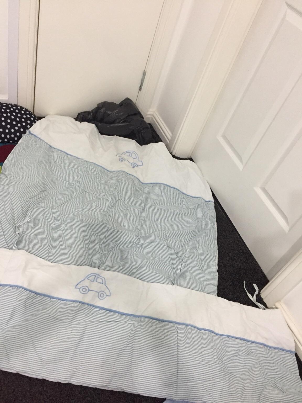 Cot bed bumper and quilt set in PR1 Preston for £10.00 for sale Shpock