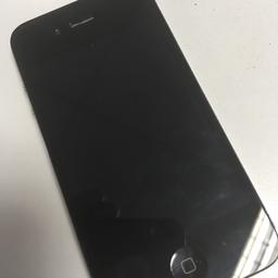 iPhone 4s 16GB Black comes with the original box
Home button is not working occasionally so I have the assistive touch button apart from that in good working order has normal signs of wear and tear