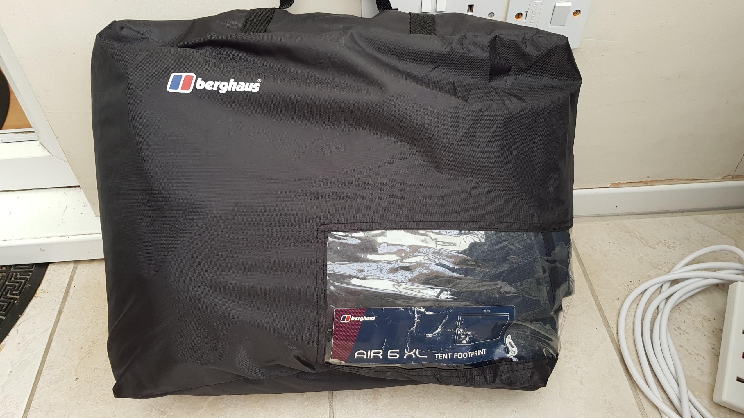 BERGHAUS Air 6 XL Air Tent +footprint+carpet in B38 Birmingham for £500