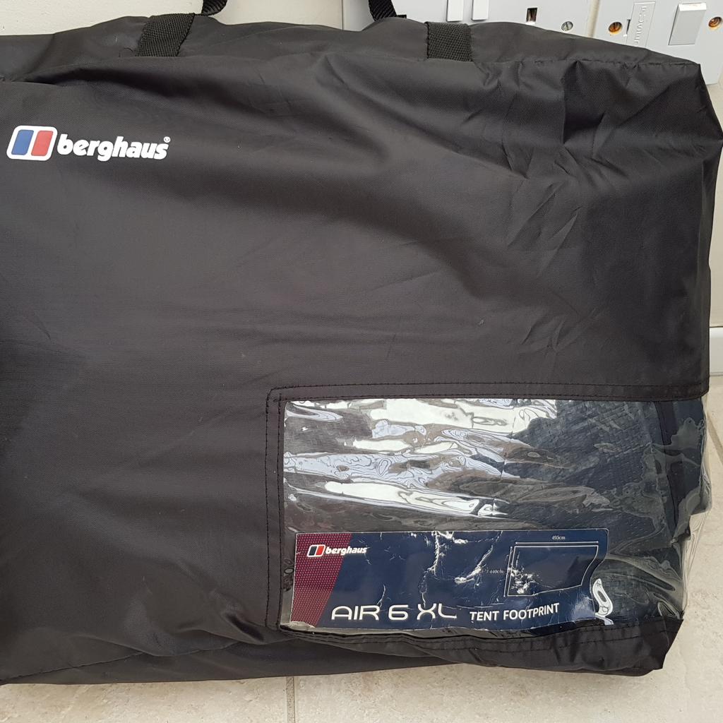 BERGHAUS Air 6 XL Air Tent +footprint+carpet in B38 Birmingham for £500