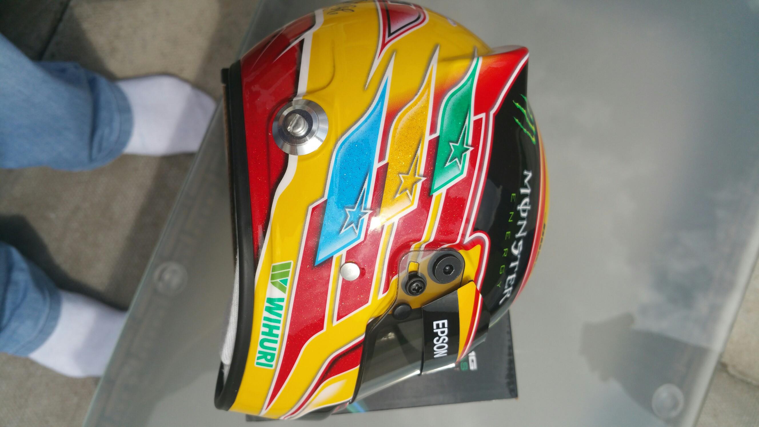 F1 formula 1 lewis hamilton 1/2 scale helmet in WS10 Walsall for £90.00