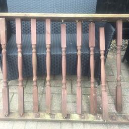I have about 4 lots of spindles in the panels good condition just need painting