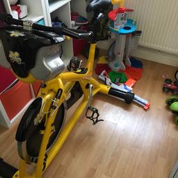 Spin bike for sale hardly been used