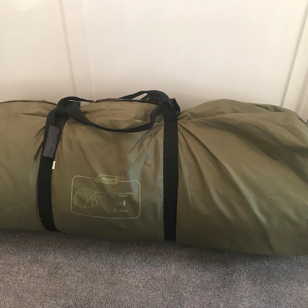 Coleman cedar creek 5 person tent in NG12 Rushcliffe for £50.00 for ...