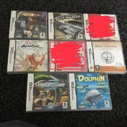 Doctor who
Need for speed most wanted
Need for speed underground 2
Avatar
Dolphin island
£10 for all 6 remaining. 
£2 each or make me an offer for the set.