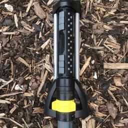 Karcher garden sprinkler. Fully adjustable but doesn’t work so well with low pressure.