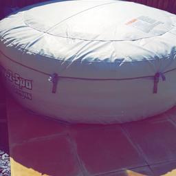 Selling due to too big for the garden. It’s fits 4-6 people and comes with chemicals required and spare flitter