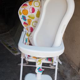 High chair used but still in good condition