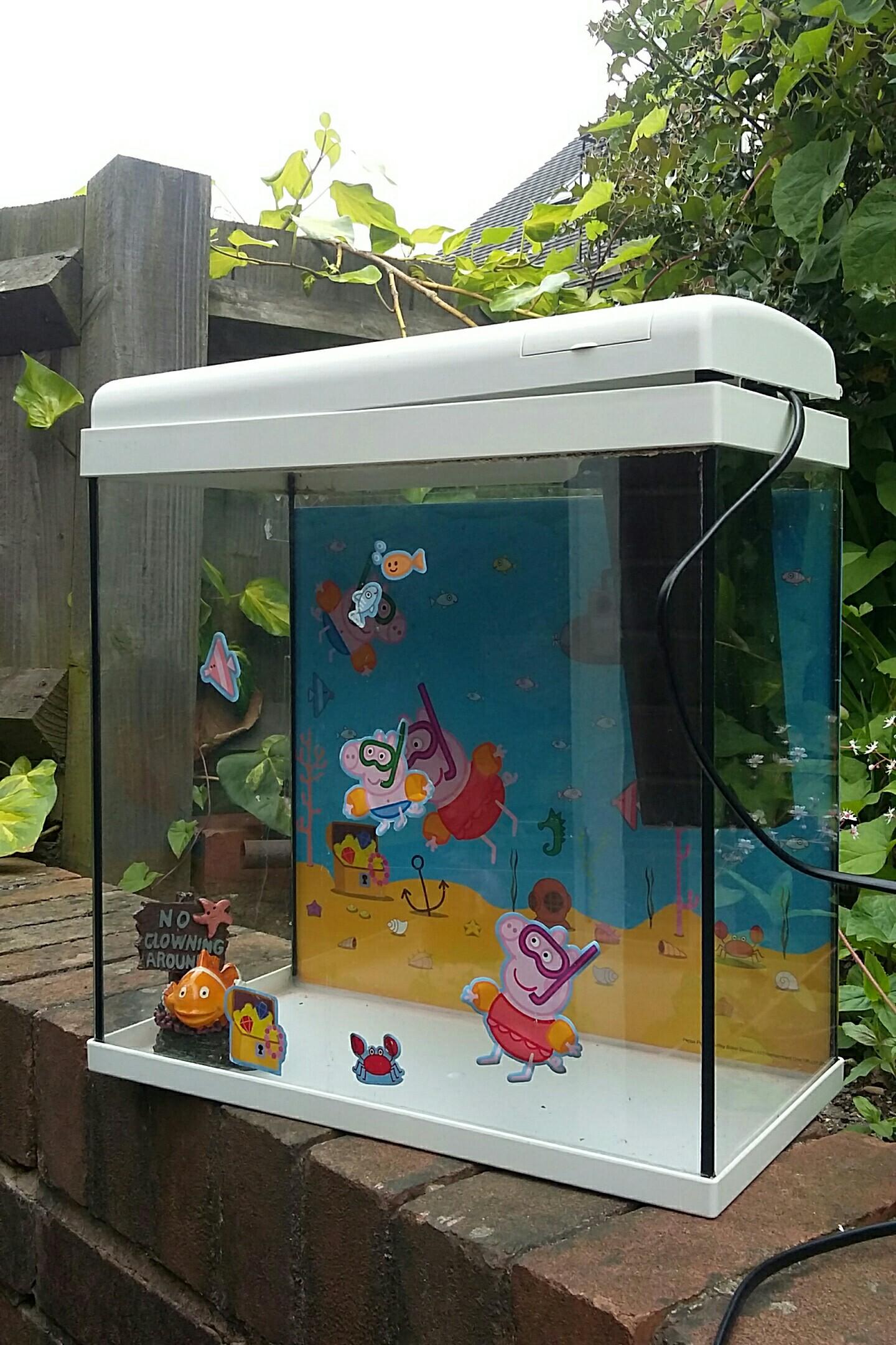 Peppa pig fish tank decorations sale