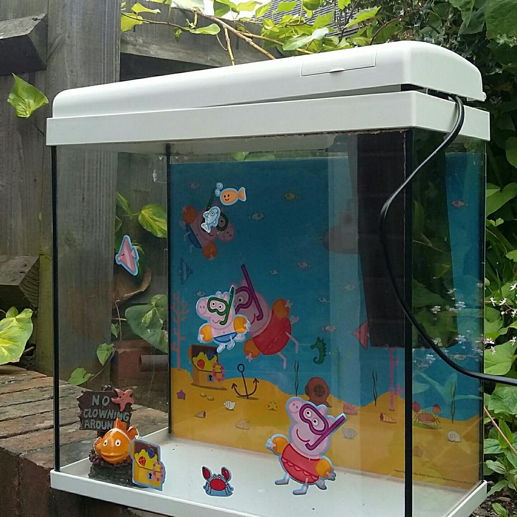 Peppa pig clearance fish tank decorations