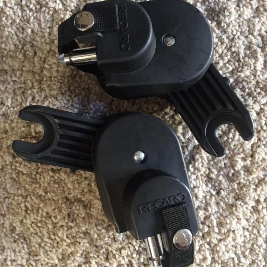 Adapters for recaro young profi plus car seat to a baby jogger city mini pushchair.
Excellent Condition no longer required.