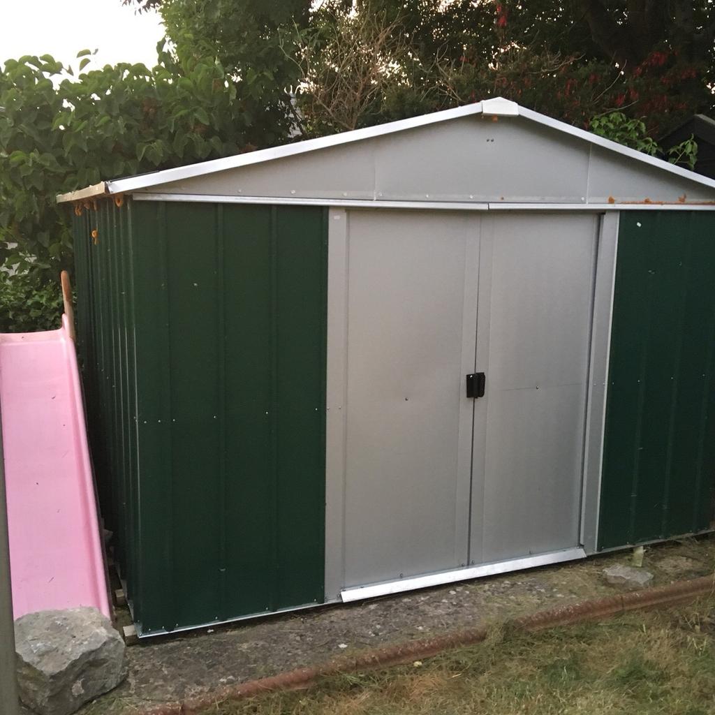 Large galvanised metal shed garden caravan !! in Trelawnyd für 150,00 £ zum Verkauf Shpock DE