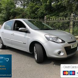 2012 Renault Clio

21,000 Miles with Service History

Tom Tom Sat Nav

Cruise Control

Air Conditioning

2 Keys

Car is CAT S repaired and now represents a saving of over £2,000 - Drives beautifully and in good condition.