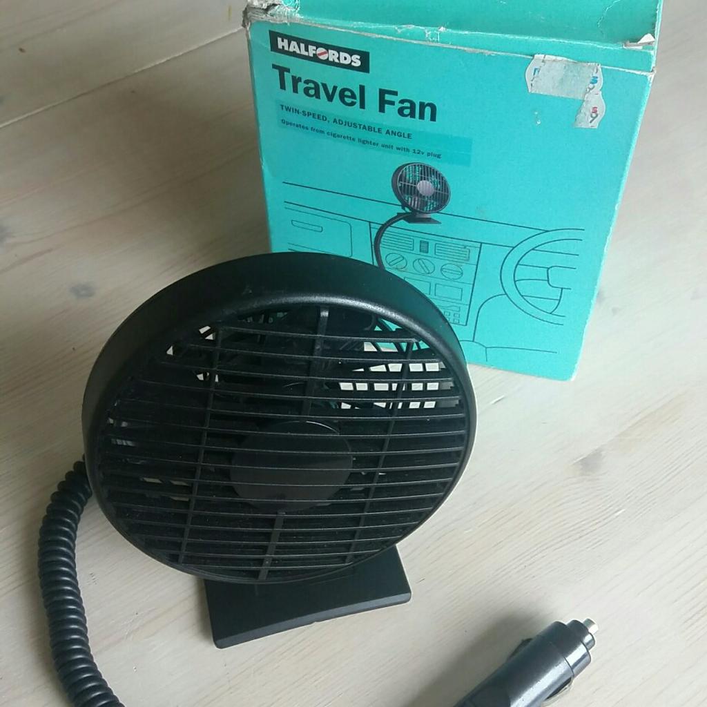 halfords travel fan