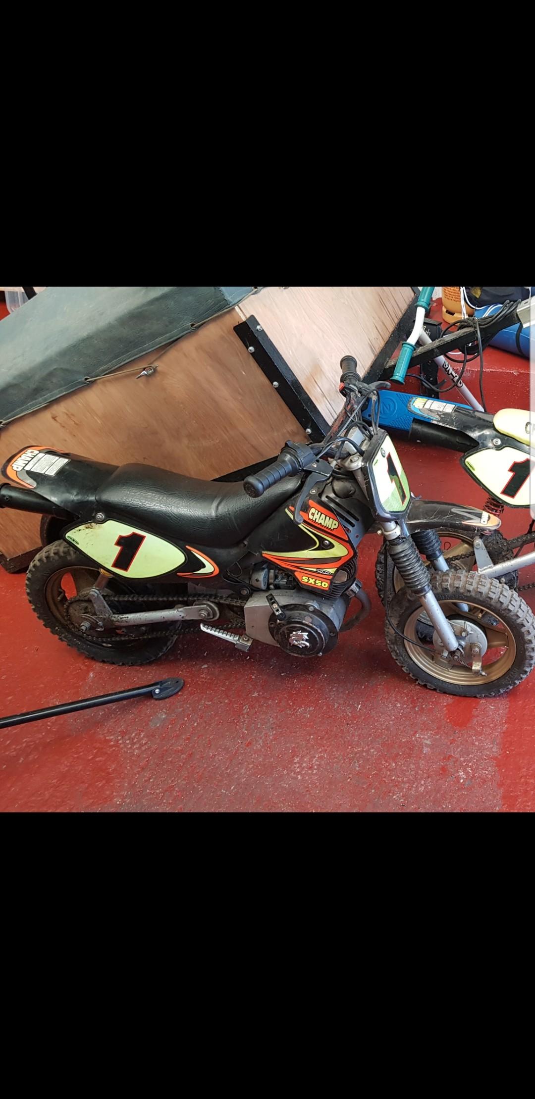 champ 50cc motorbike