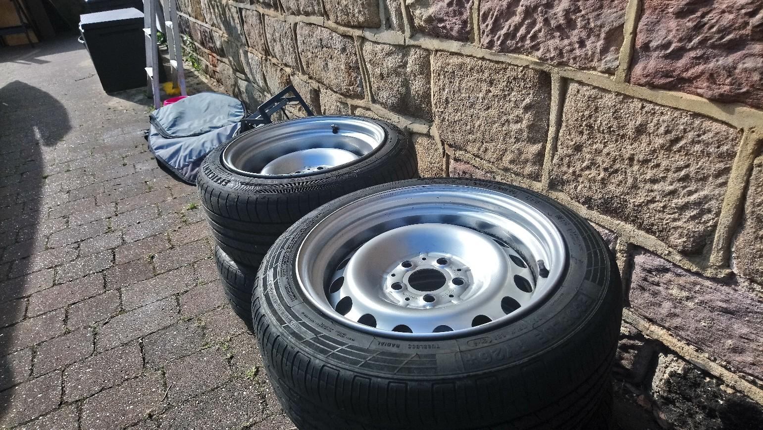 5x112 16 inch staggered Banded steel wheels in Amber Valley for £500.00 ...