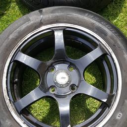 Half decent condition
NOT perfect condition, few scuffs n marks
4 tyres hold air
X3 legal tyres
X1 tyre has shoulder worn out
£75 ovno