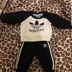 0-3 months baby adidas tracksuit
