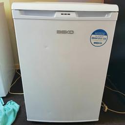 Undercounter fridge and freezer clean inside. Door shelf in fridge is cracked but does not affect use. Priced to sell. Collection only B70 9TS