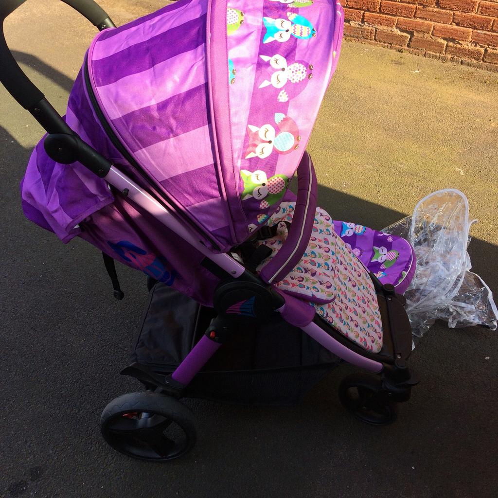 Isafe pram pink best sale