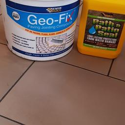 Geo-Fix paving jointing compound & Patio Seal

Brand new , bought 2 of each but only needed one 

Grab urself a bargain !