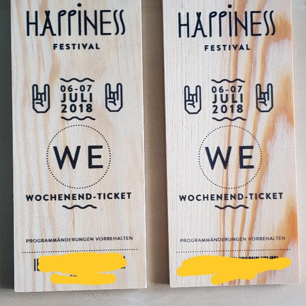 Happiness Festival WETicket (Holz) in 75172 Pforzheim für 180,00 €