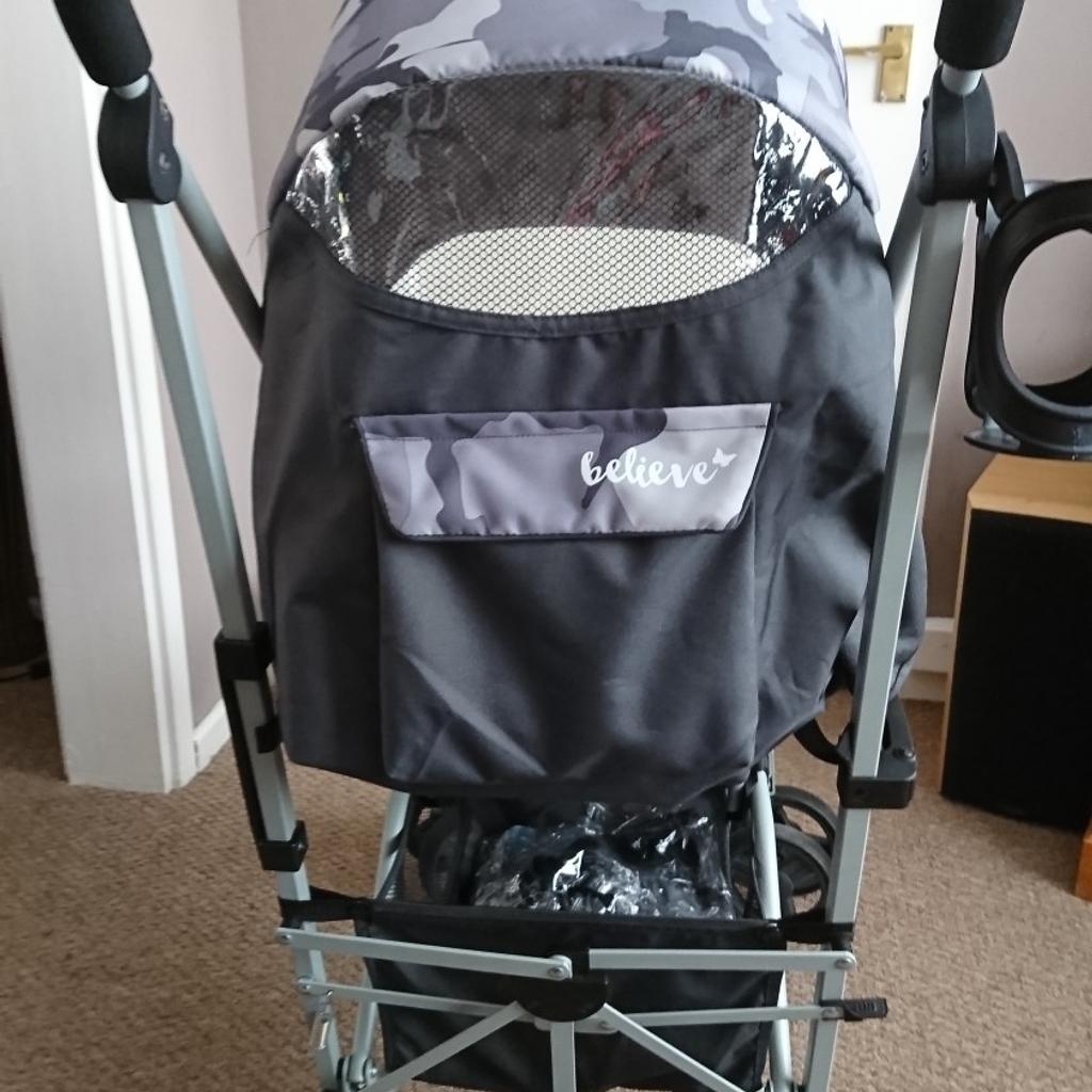 My babiie 2024 grey camo stroller