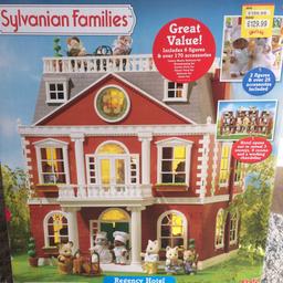 Sylvanian Regency hotel. Used and been stored. Comes with box and Car set aswel.