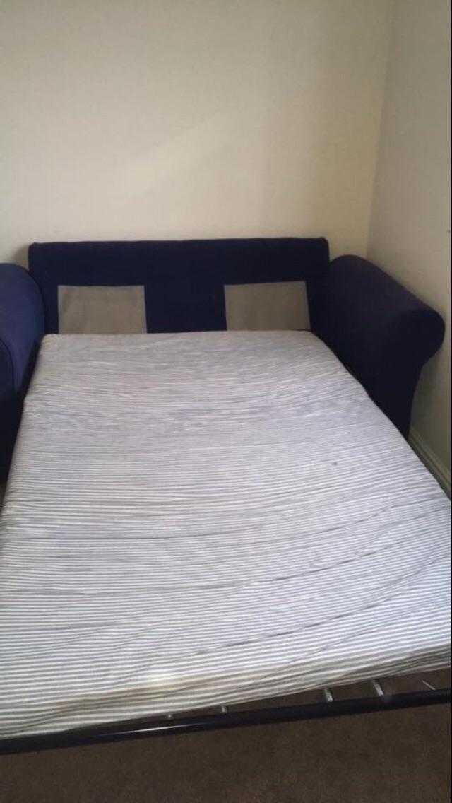 Blue sofa bed good condition in HX3 Calderdale für 100,00 £ zum Verkauf