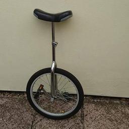 Unicycle suitable for a tall child or adult