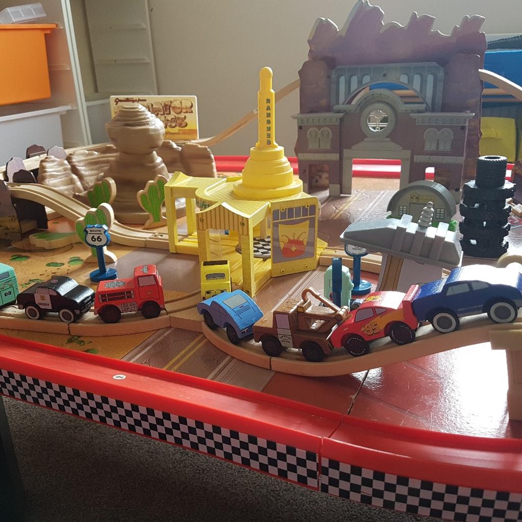 Radiator springs play shop table