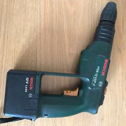 Bosch cordless drill with battery.

Was working last time I’ve used but lost charger during my last move.
Not used since a while and battery is dead, cannot test if still working so selling as spare or repair