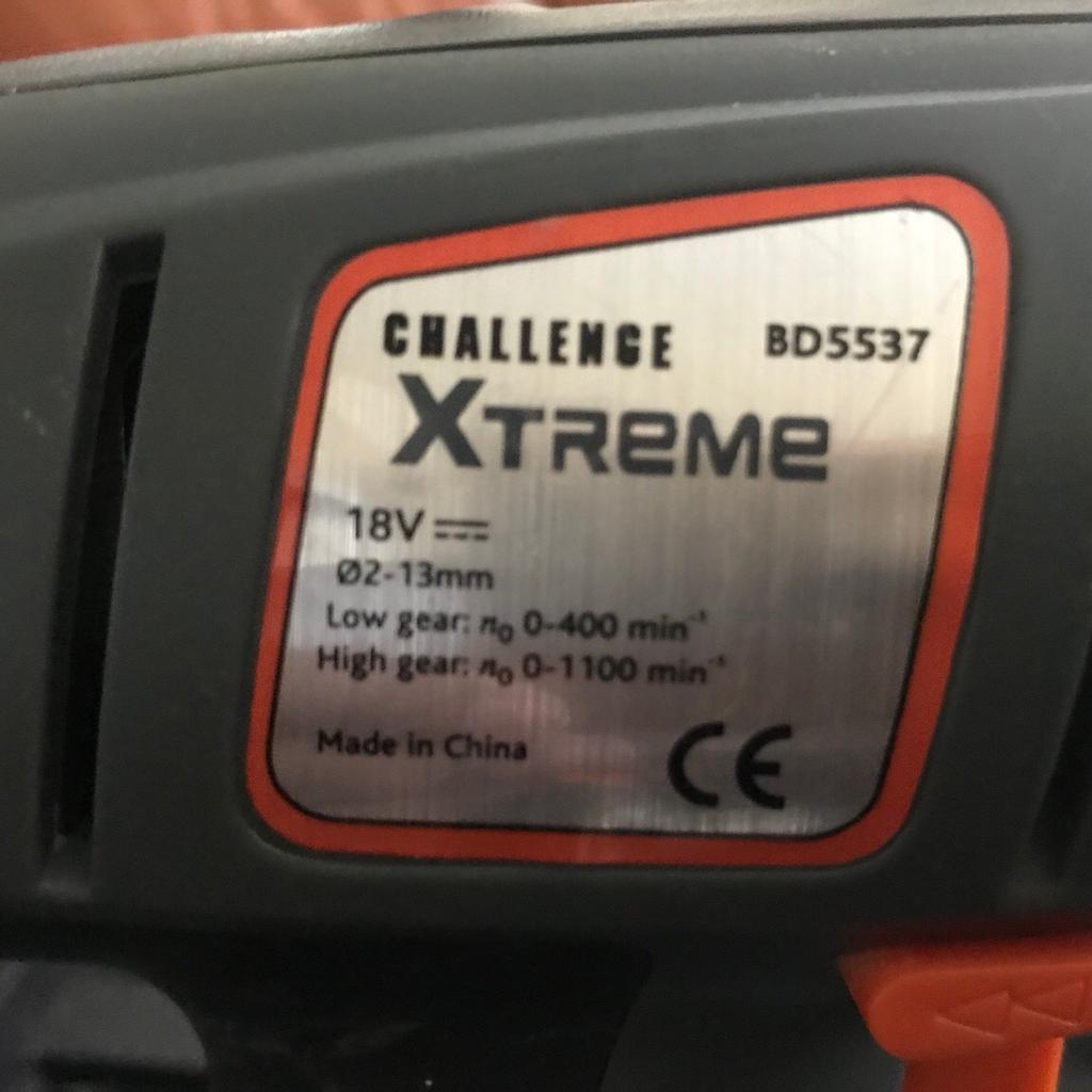 Challenge Xtreme Cordless Electric Drill 18v in E8 London für 30,00