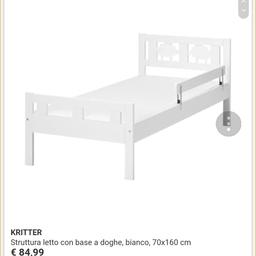 Vendo lettino Ikea come nuovo compreso di materasso.